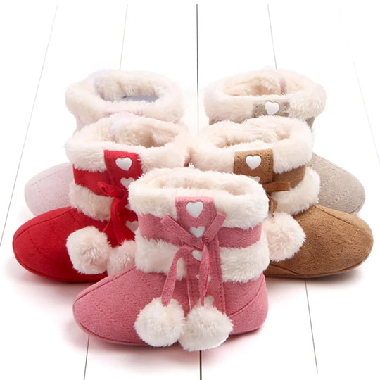 SnuggleSteps™ – Warme Baby Snowboots met Zachte Voering en Gripzool