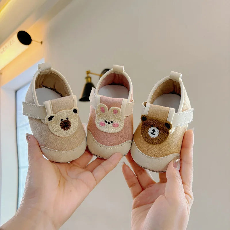 FloraBoots™ – Antislip Klittenband Babyschoentjes Eerste Stapjes