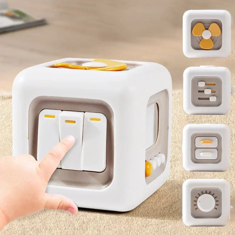 SkillCube™ – Educatieve Voel- en Friemelbox – Sensorisch Speelgoed Kinderen