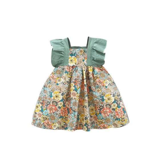 PetalBloom – Zomerjurk met Bloemenprint & Hoed