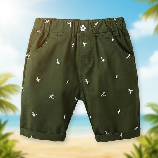 DinoBreeze – Korte Kinderbroek met Dino Print