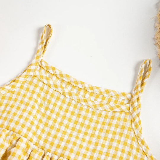 BreezeCheck – Zomerse Ruitjes Romperjurk