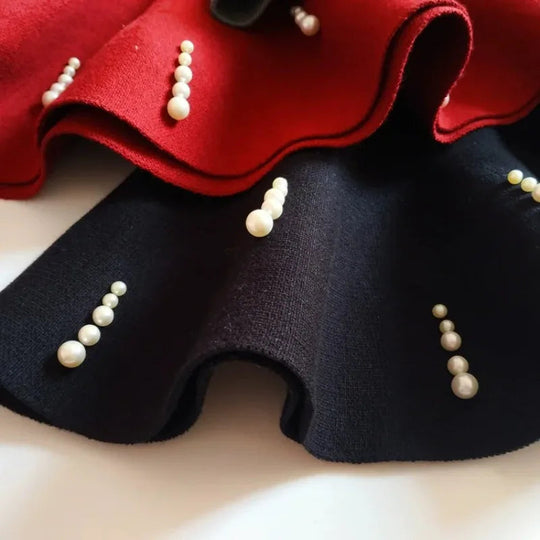 Perlette gebreide kinder rok kleur - Milo & Moon