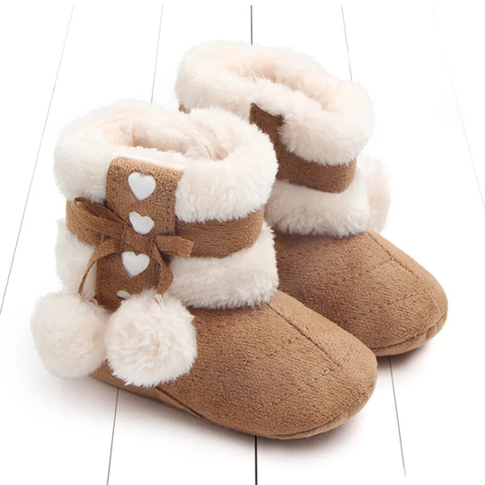 SnuggleSteps™ – Warme Baby Snowboots met Zachte Voering en Gripzool
