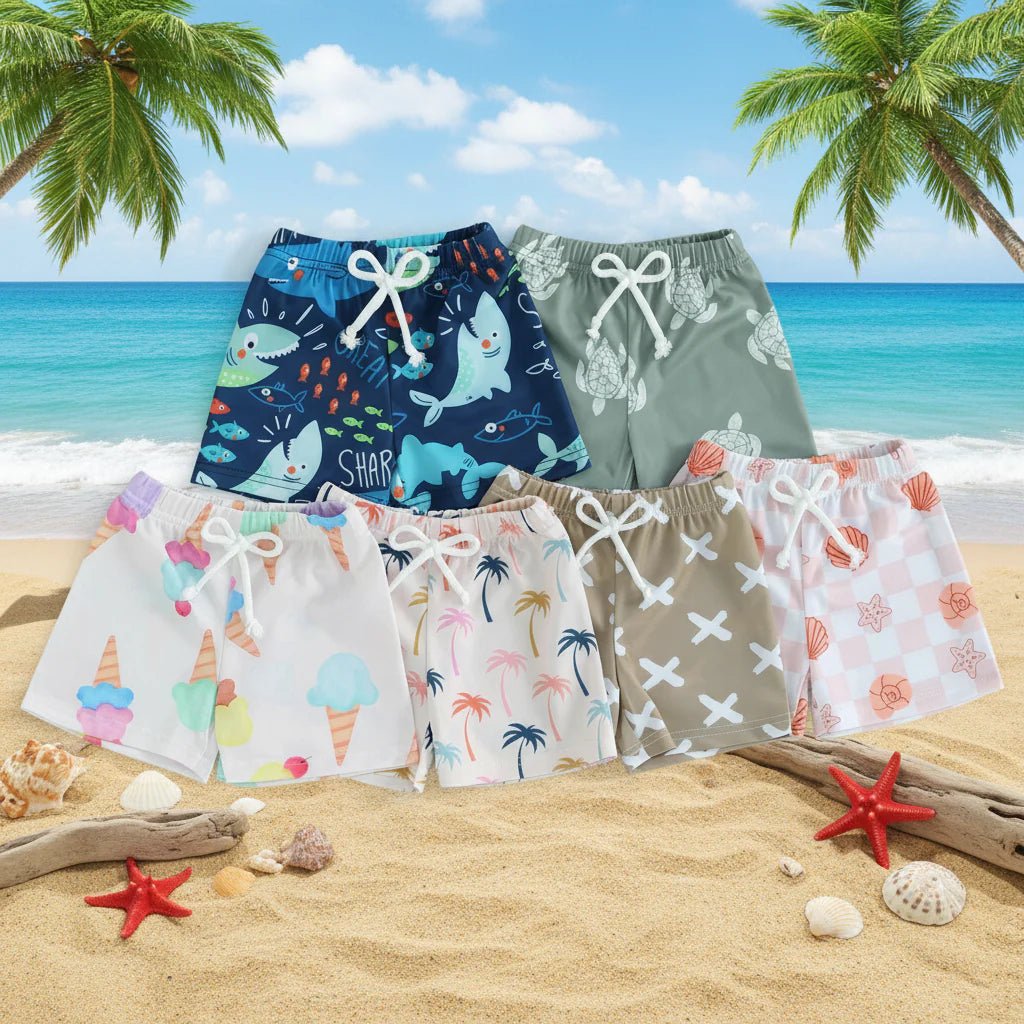 SplashEase – Zomerse Zwemshorts met Elastische Tailleband