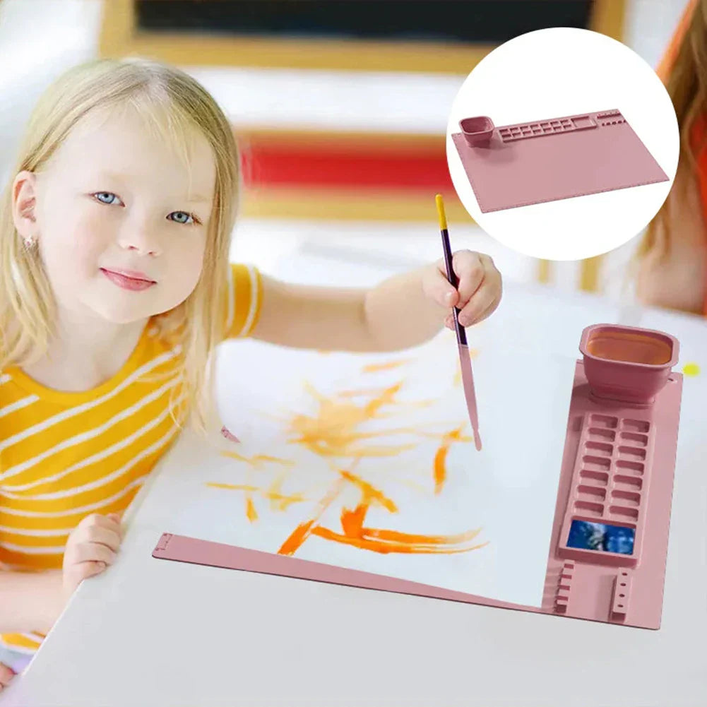 ArtMat™ – Waterdichte Verfmat voor Kinderen – Morsvrij Knutselplezier