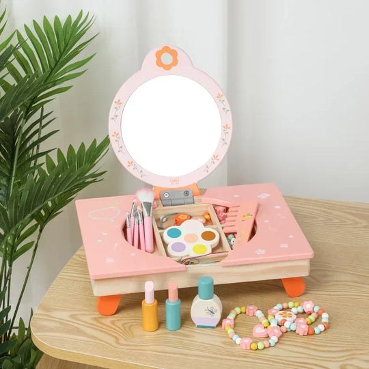 MiniBeautyStudio™ – Educatief & Rollenspel – Houten Make-up Speelset