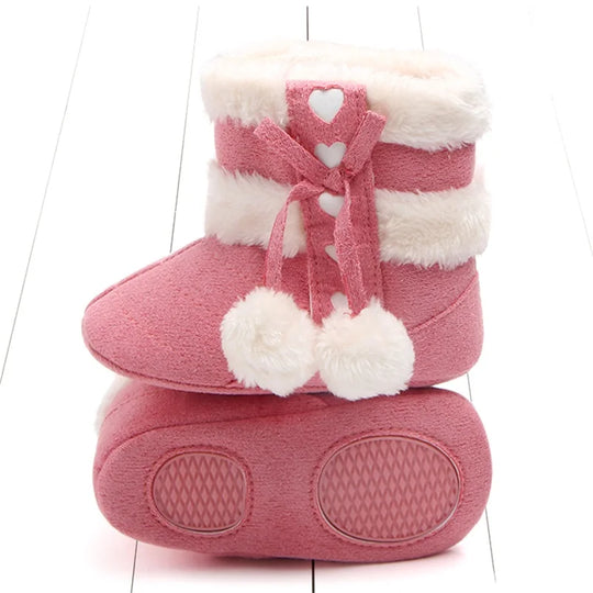 SnuggleSteps™ – Warme Baby Snowboots met Zachte Voering en Gripzool