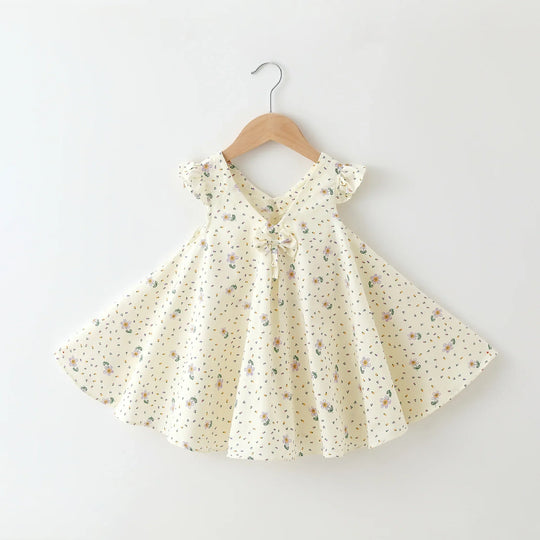 FloralTwirl – Luchtige Zomerjurk met Bloemenprint