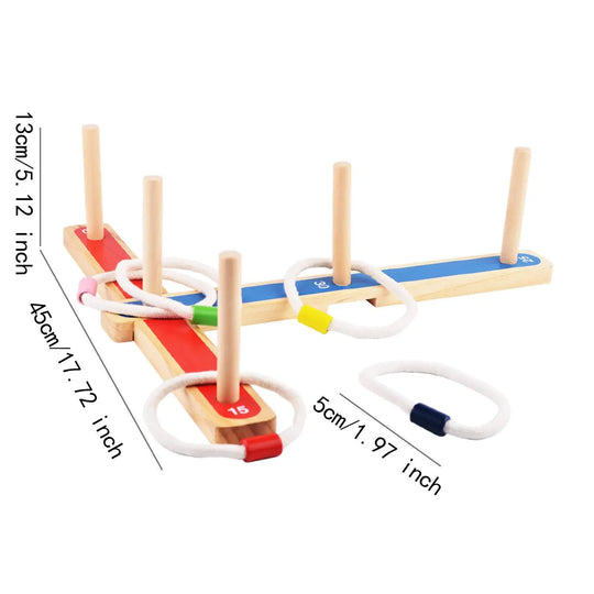 FunToss – Ringwerpen Spel van Hout voor Binnen en Buiten