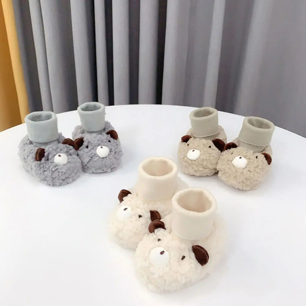MiloSteps™ - Beertjes - Baby Slofjes