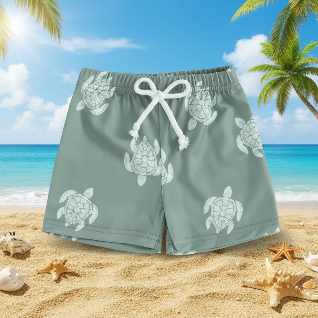 SplashEase – Zomerse Zwemshorts met Elastische Tailleband