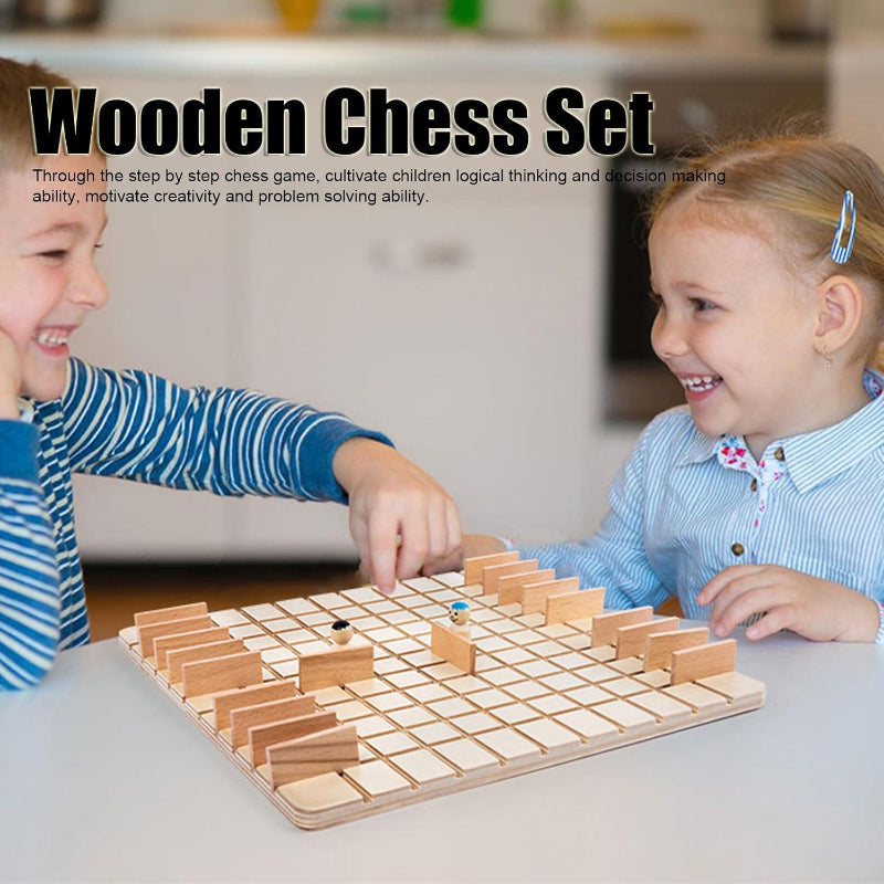 DenkDuel™ houten schaak strategie - Milo & Moon