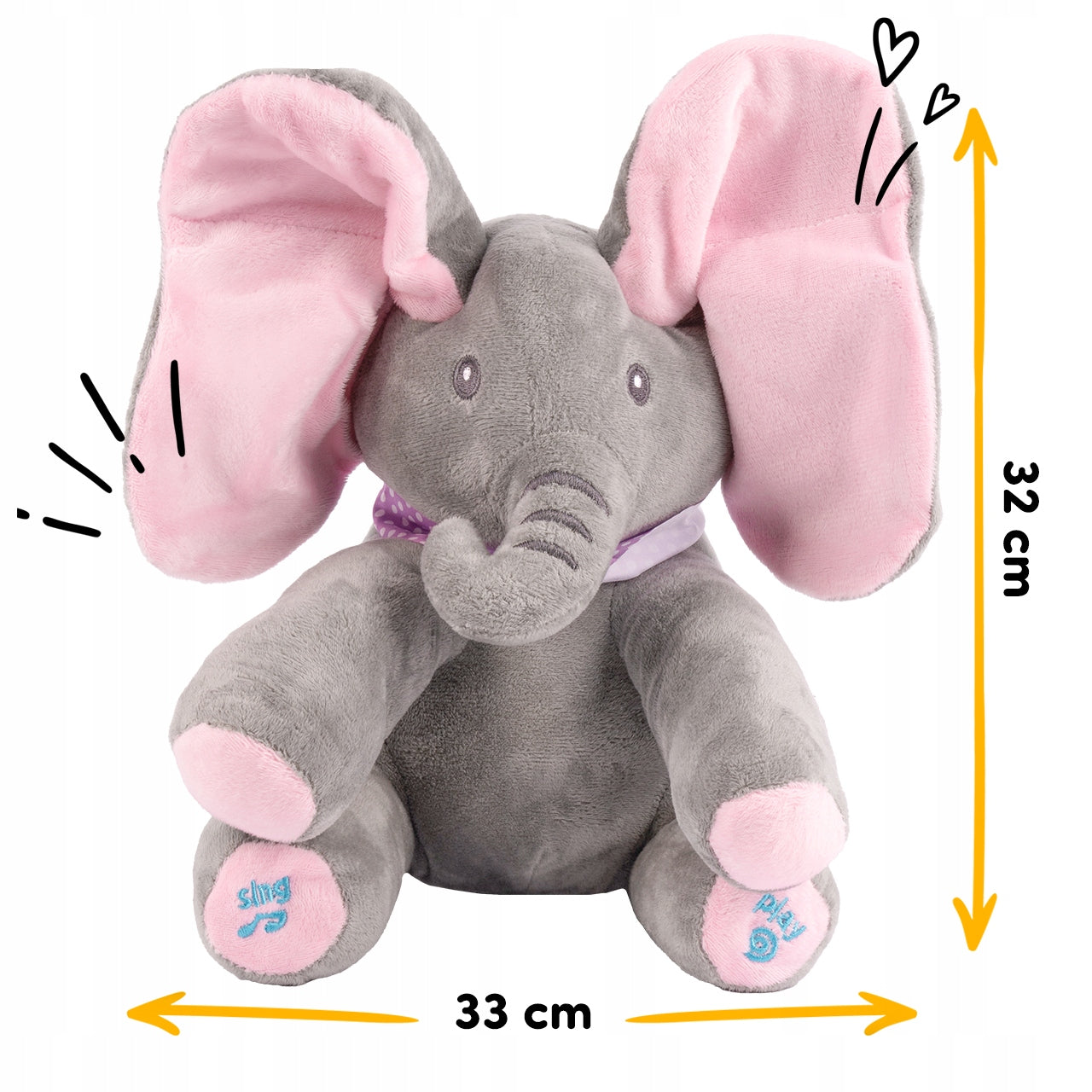 HappyBuddy™ George - Kiekeboe Knuffel
