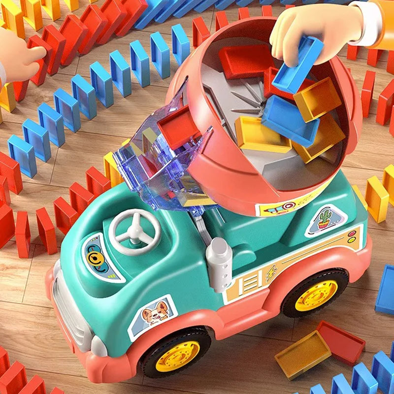FunDomino™ – Domino Bouwset voor Kinderen – Creatief en Educatief Speelgoed