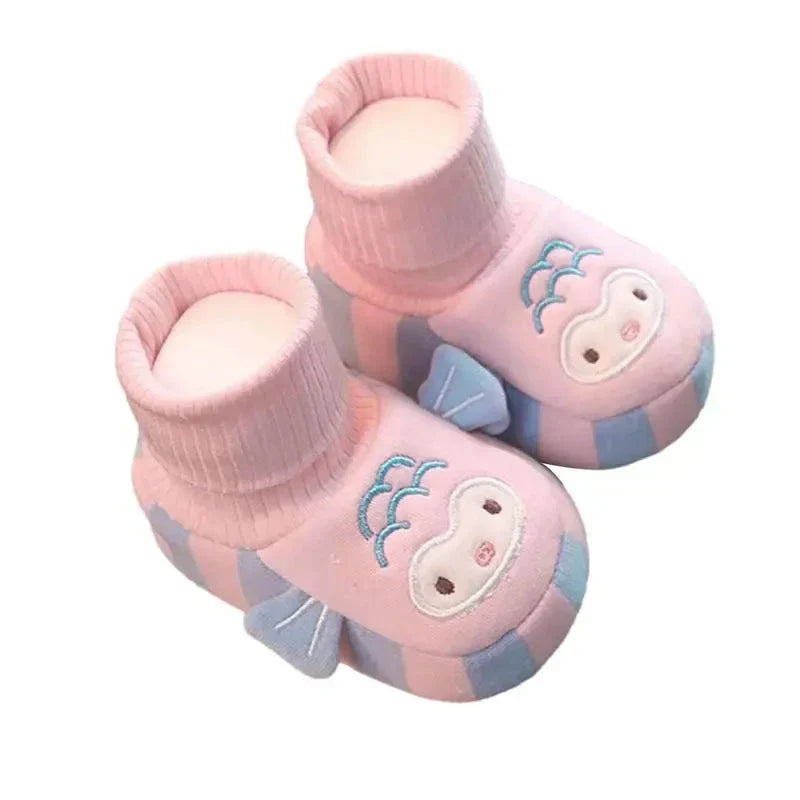 NestSteps™ – Warme Babyslofjes met Antislipzool Veilig Baby