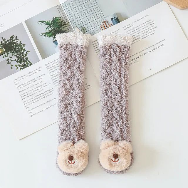 SnugglePaws™ – Warme Cartoon Beenwarmers – Babysokken met Zachtheid