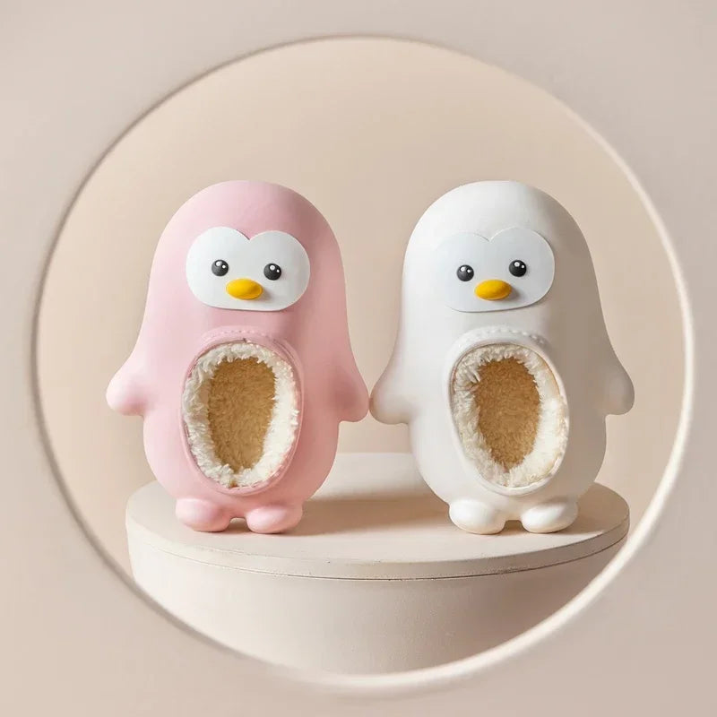 PenguSteps™ – Warme Pinguïn Pantoffels met Antislipzool – Comfort voor Kindervoetjes