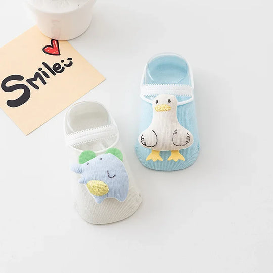 SureSteps™– Ademend Antislip Babysokken met Dieren ( 1+ 1 GRATIS )
