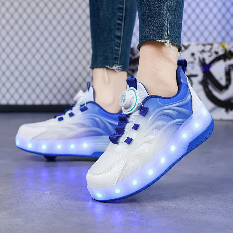 GlowRoll rolsneakers mesh - Milo & Moon