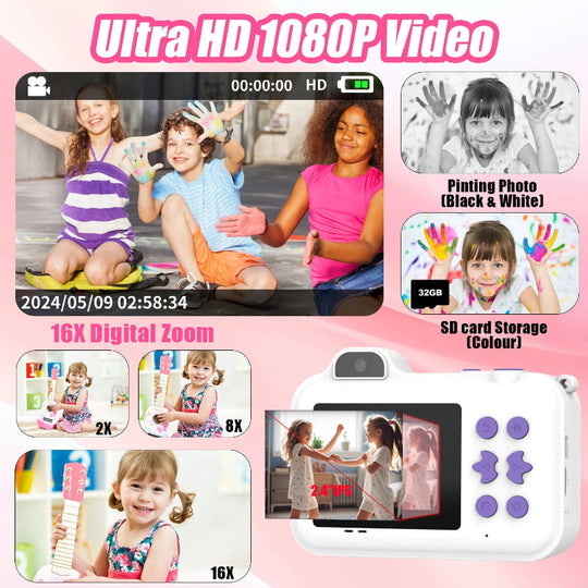 KiekKlik™ camera met stickers - Milo & Moon