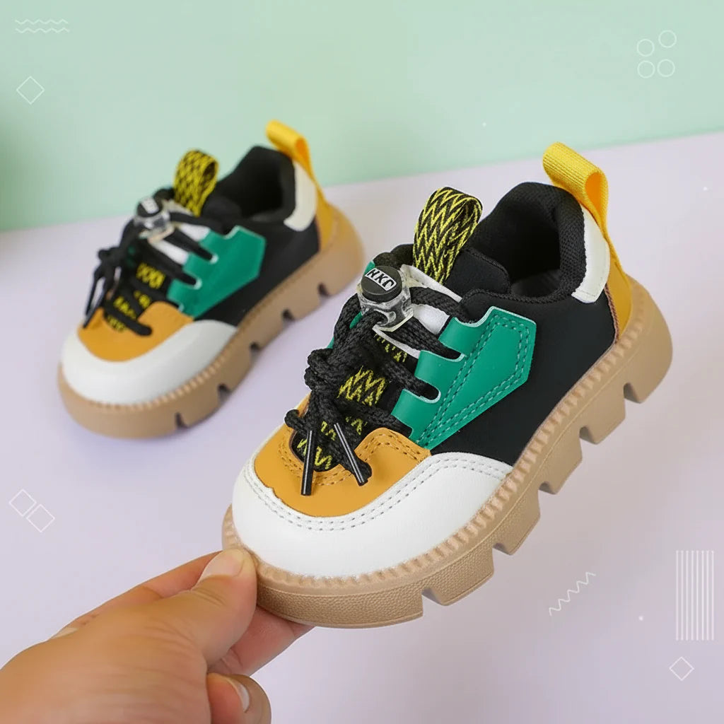 KidoStep – Stoere Kindersneakers met Dikke Zool
