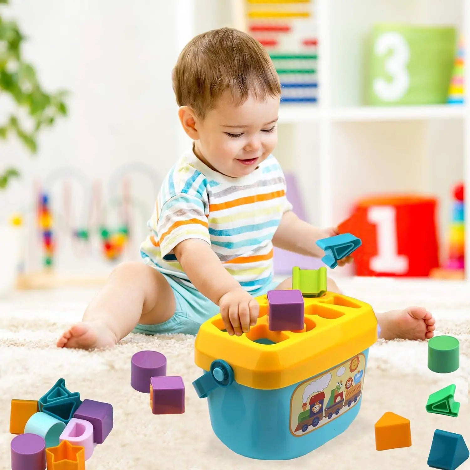 ColorBlocks™ – Educatieve Vormensorteerder – Interactief Peuter Speelgoed