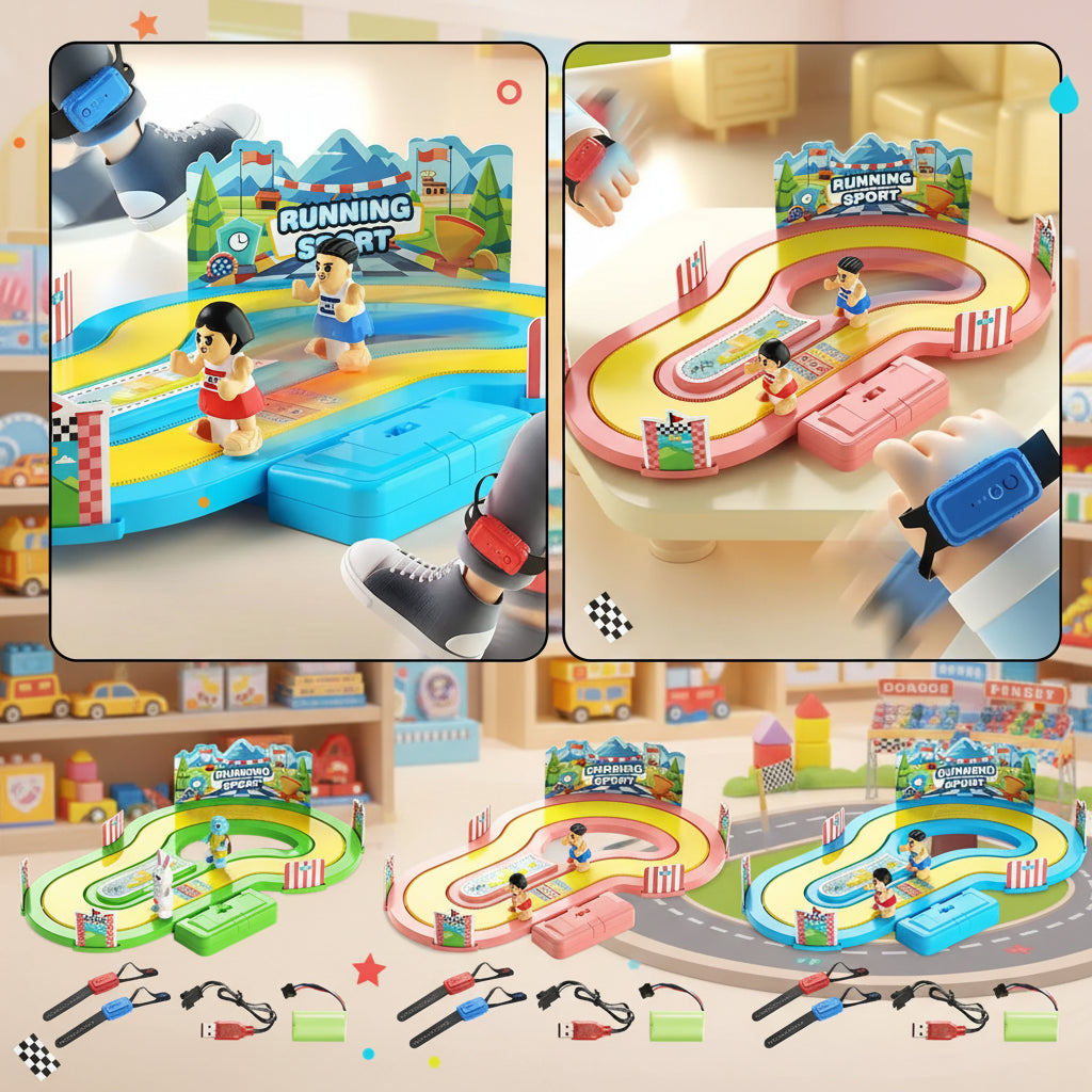 SprintMakkers™ bewegingsspel racebaan - Milo & Moon