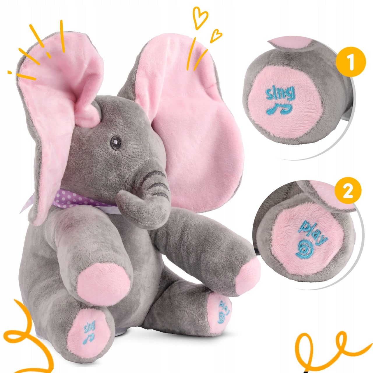 HappyBuddy™ George - Kiekeboe Knuffel