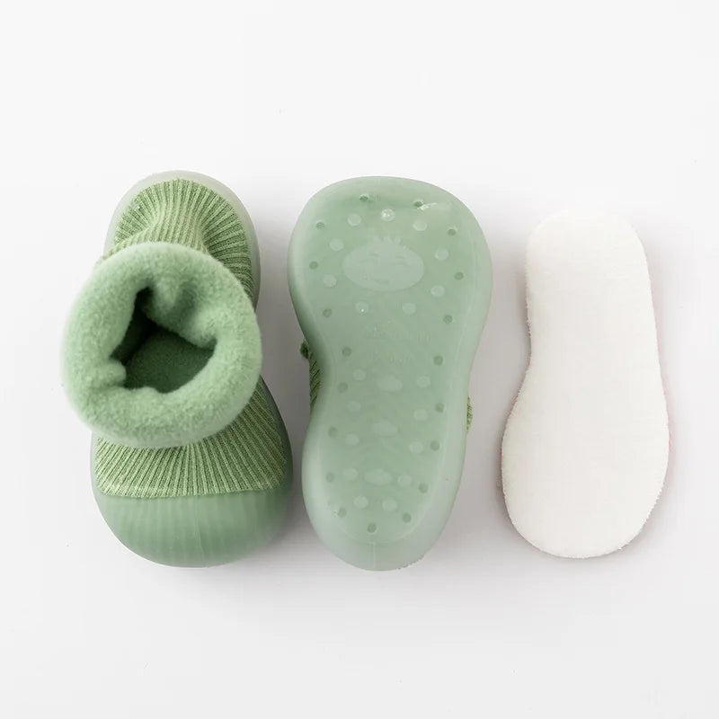 LittleGrip™ – Warme Antislip Peutersokken & Baby Schoenen