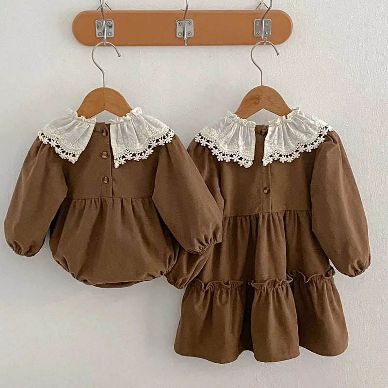 VintageLace – Set met Kanten Kraag