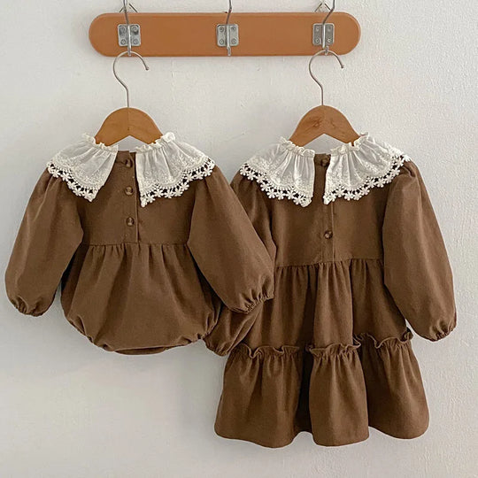 VintageLace – Set met Kanten Kraag