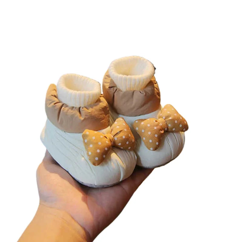 SoftPaws™ – Warme Babysneakers met Antislipzool – Veilige Eerste Stapjes