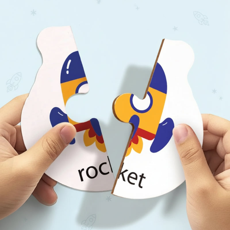 LetterLoket™ houten alfabet in gebruik - Milo & Moon