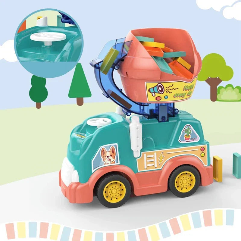 FunDomino™ – Domino Bouwset voor Kinderen – Creatief en Educatief Speelgoed