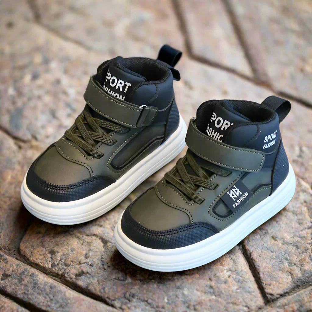 UrbanStep – Hoge Kinder Sneakers met Klittenband