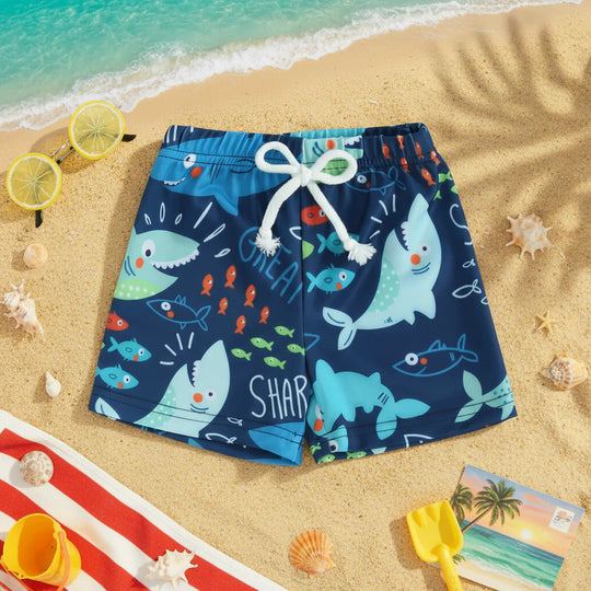 SplashEase – Zomerse Zwemshorts met Elastische Tailleband