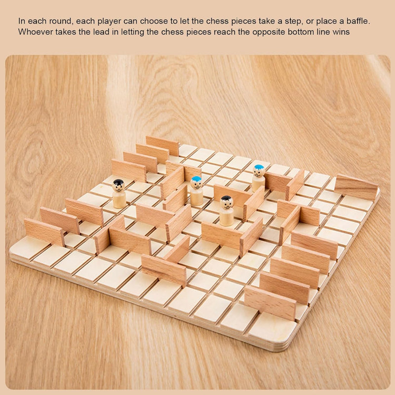 DenkDuel™ houten strategiespel spelen - Milo & Moon