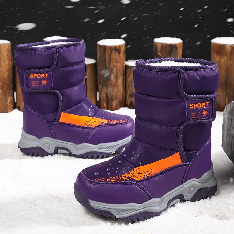 FunSnow™ – Warm, Waterafstotend & Zacht Kinder Winterlaarzen