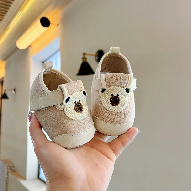 FloraBoots™ – Antislip Babyschoentjes met Klittenband – Eerste Stapjes Schoenen