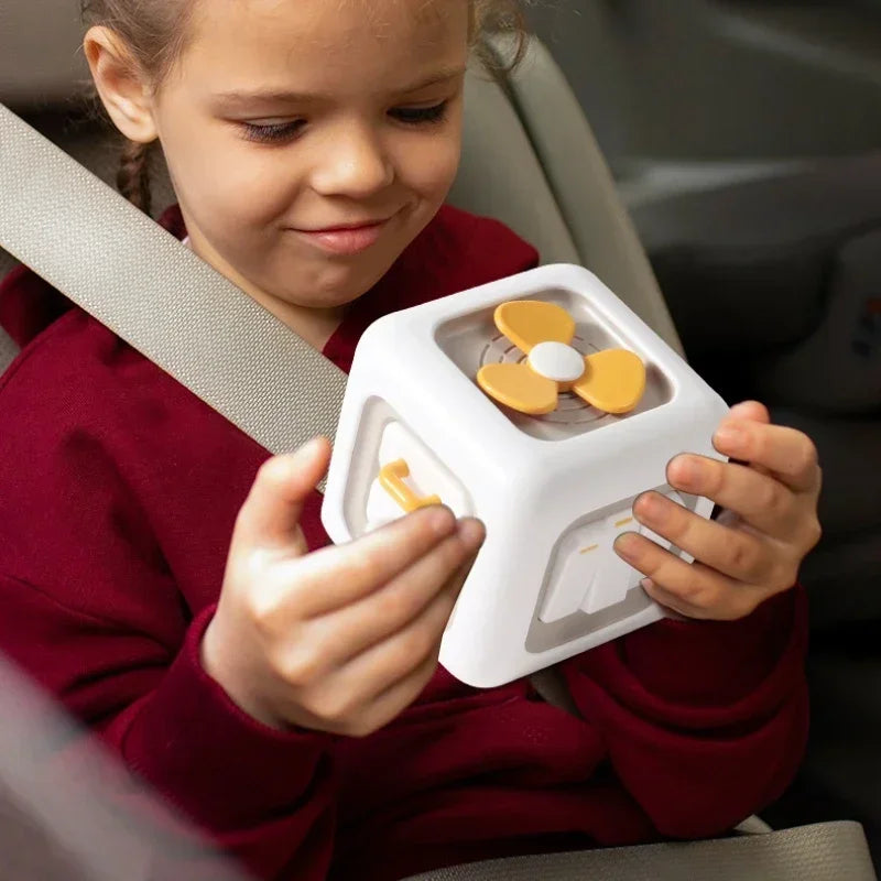 SkillCube™ – Educatieve Voel- en Friemelbox – Sensorisch Speelgoed Kinderen