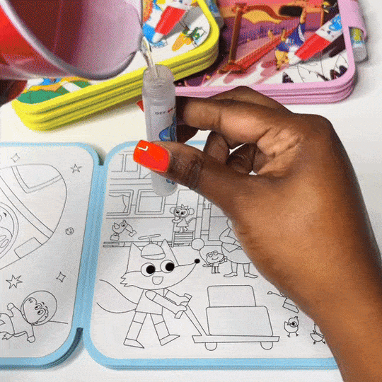 MiloDry™ – Herbruikbaar Waterverfboek voor Kleintjes