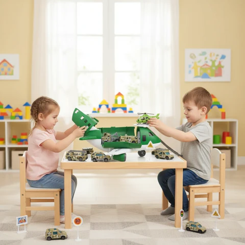 FlightRacer™ – Transformeerbaar Vliegtuig & Voertuig Speelgoed