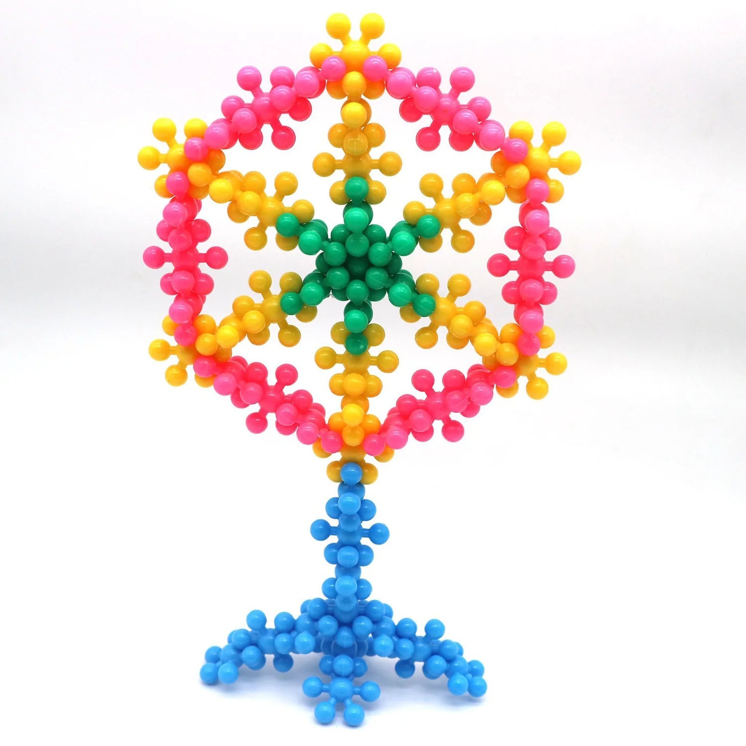 Milo & Moon® Montessori Sneeuwvlok Bouwblokken