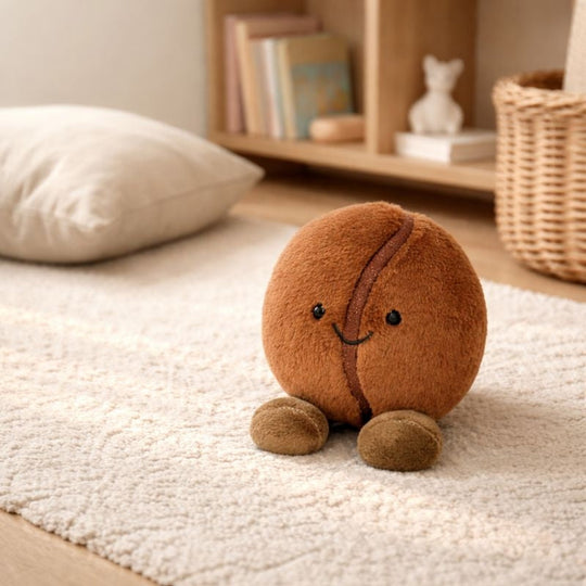 BeanBuddy – Koffieboon Knuffel van Zacht Pluche