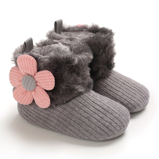 SnuggyPaws™ – Warme Baby Winterschoenen met Antislip Zool