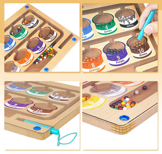 LabyColor™ – Montessori Kleur & Tel Labyrint