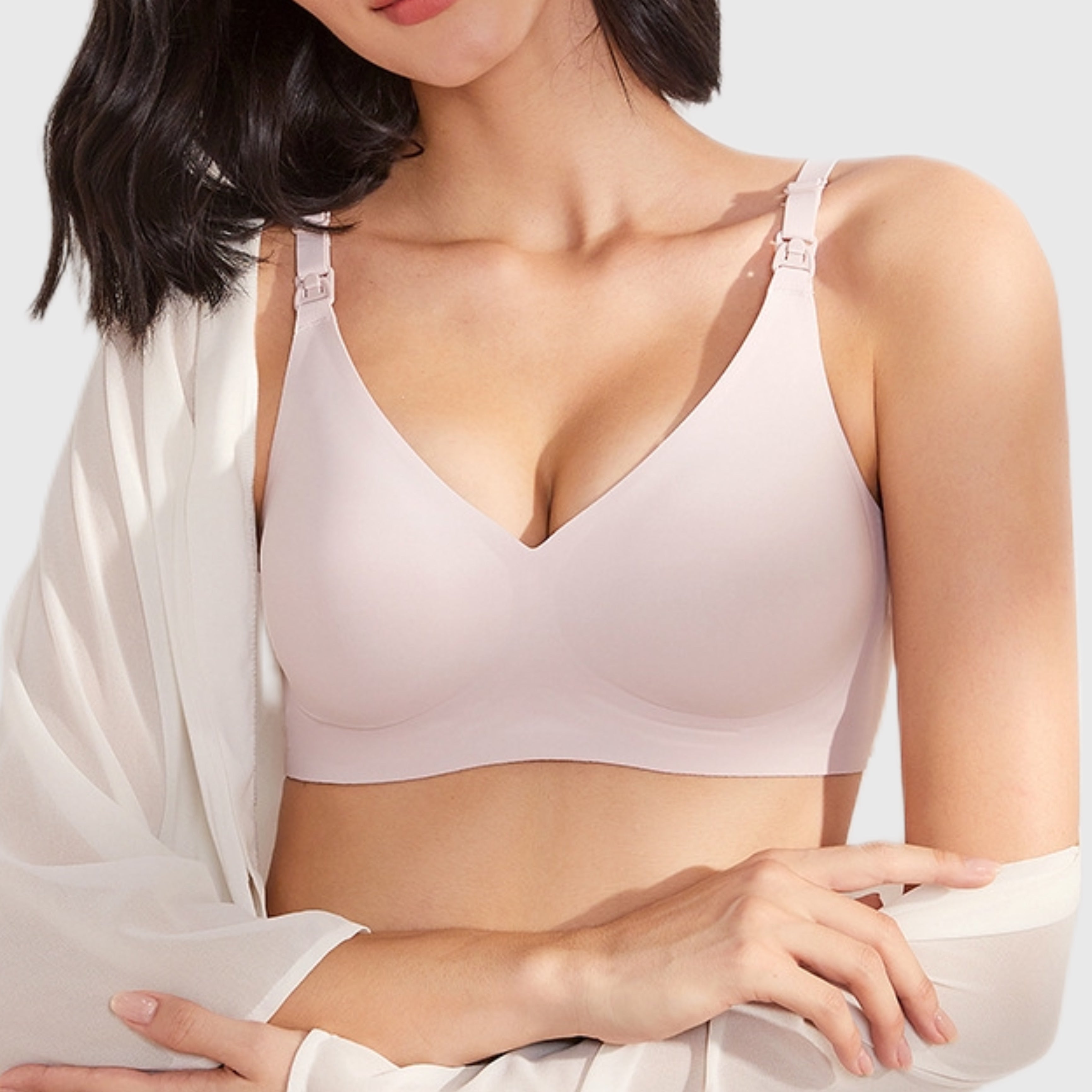 MammaEase™ – Sømløs Graviditet - Amme-BH 