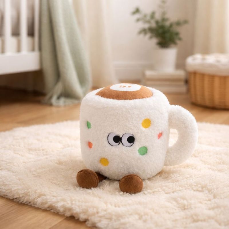 ConfettiCup – Espresso Kopje Knuffel van Zacht Pluche