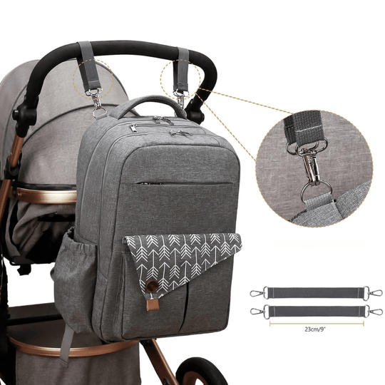 UrbanParent™ – Luierrugzak met XL Opening & Thermovakken